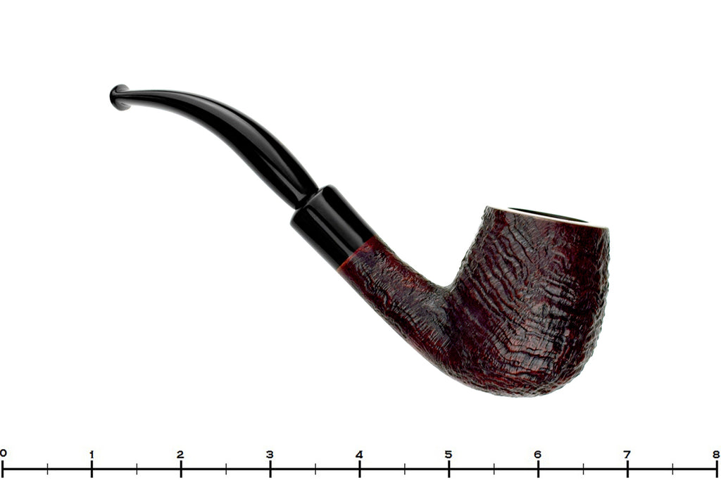 Blue Room Briars is proud to present this Radice Silk Cut Twin Bore Bent Sandblast Billiard with Acrylic Estate Pipe