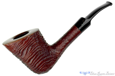 Caminetto Sandblast Pot with Acrylic Ferrule UNSMOKED Estate Pipe