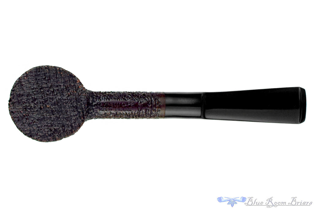 Blue Room Briar is proud to present this Savinelli Capri Root Briar 310 Sitter Poker Estate Pipe with BRB Replacement Stem