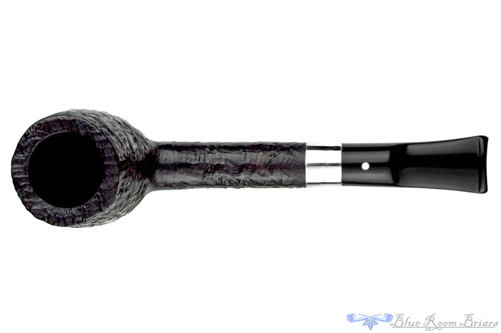 Blue Room Briars is proud to present this Dunhill Shell Briar 40 (1966 Make) Sandblast Lovat with Silver Repair Band Estate Pipe