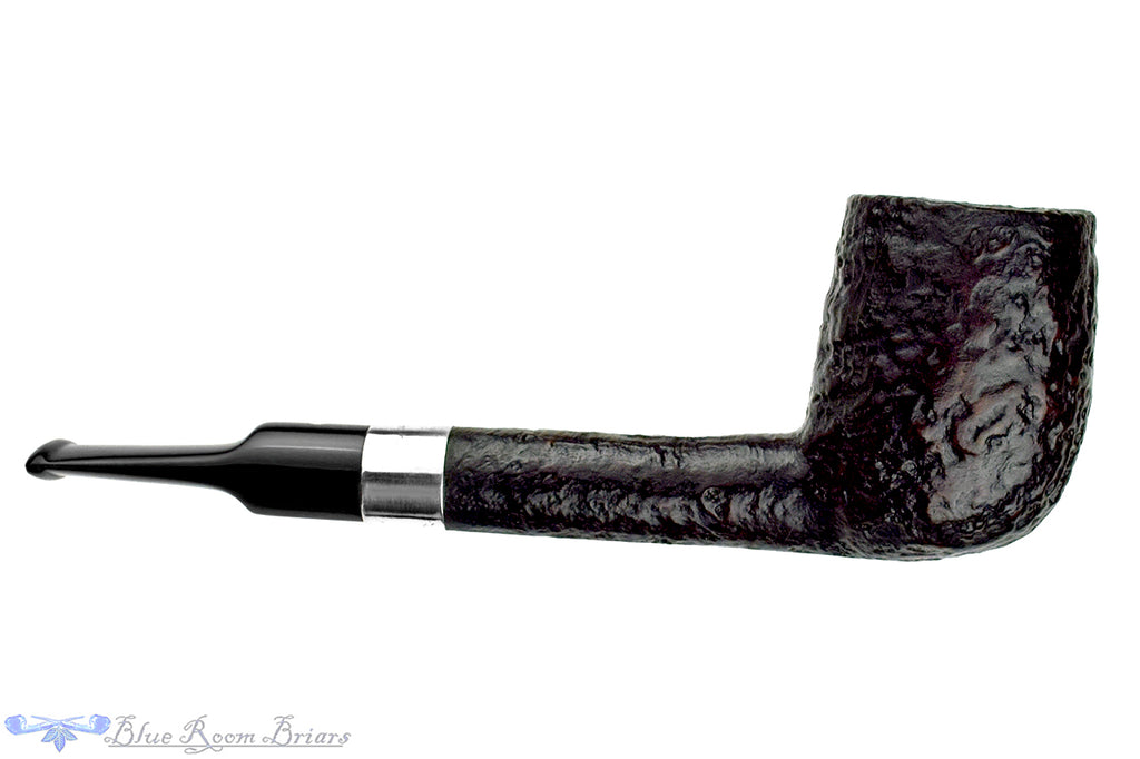 Blue Room Briars is proud to present this Dunhill Shell Briar 40 (1966 Make) Sandblast Lovat with Silver Repair Band Estate Pipe