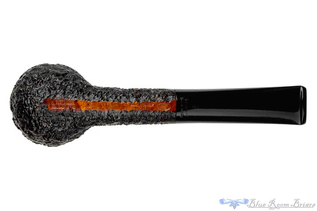 Blue Room Briars is proud to present this Castello Sea Rock Briar SK 15 Rusticated Billiard Estate Pipe