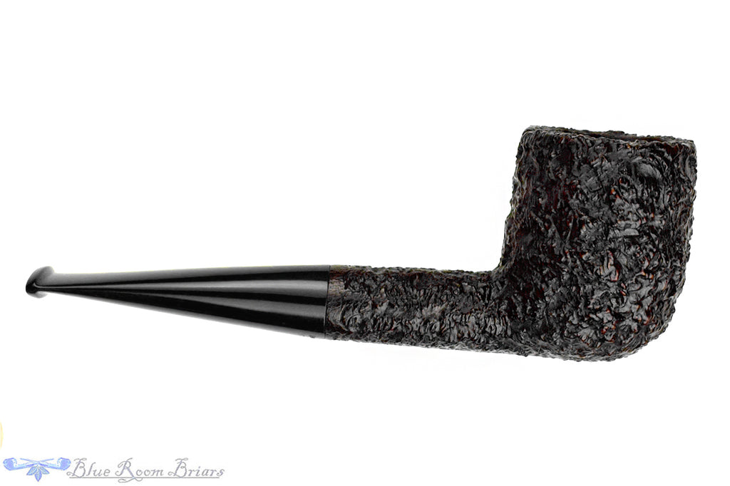 Blue Room Briars is proud to present this Castello Sea Rock Briar SK 15 Rusticated Billiard Estate Pipe