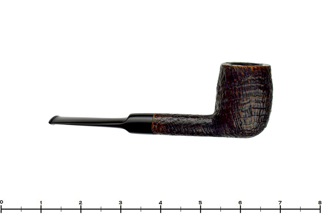 Blue Room Briars is proud to present this Savinelli Punto Oro 127 Sandblast Billiard Sitter Estate Pipe