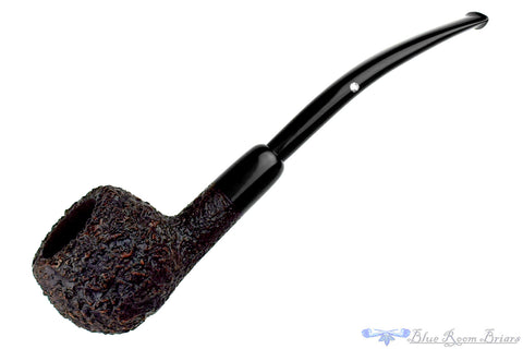 Charatan Selected 4 1/4 Bent Cavalier with Ebonite Estate Pipe Draft with Bowl Coat