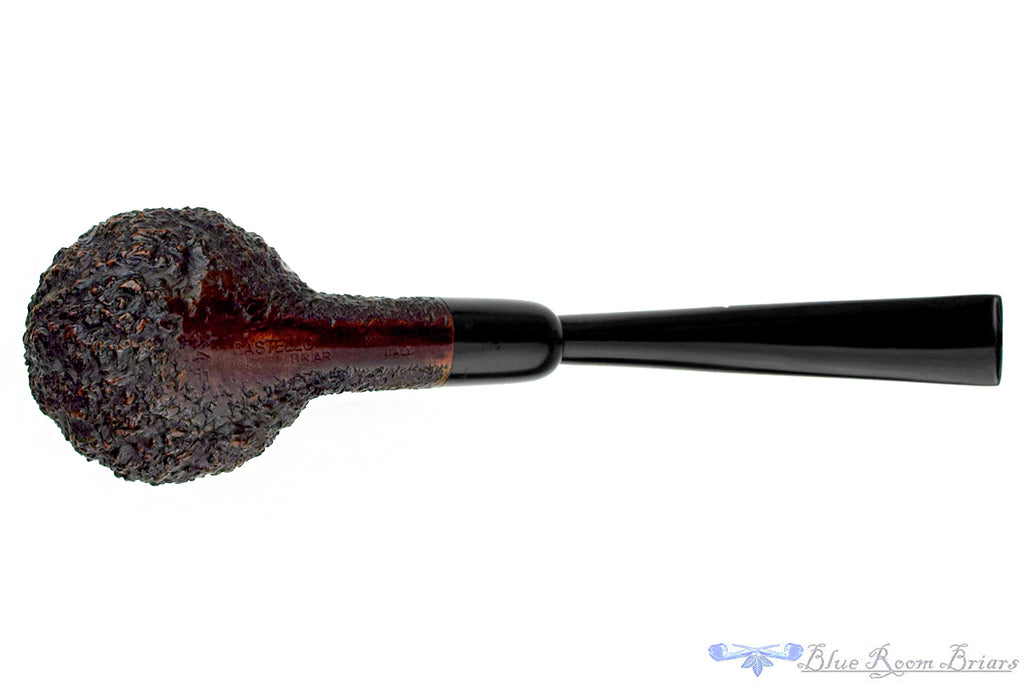 Blue Room Briars is proud to present this Castello Sea Rock Briar Prince with Acrylic Ferrule and Military Mount Estate Pipe