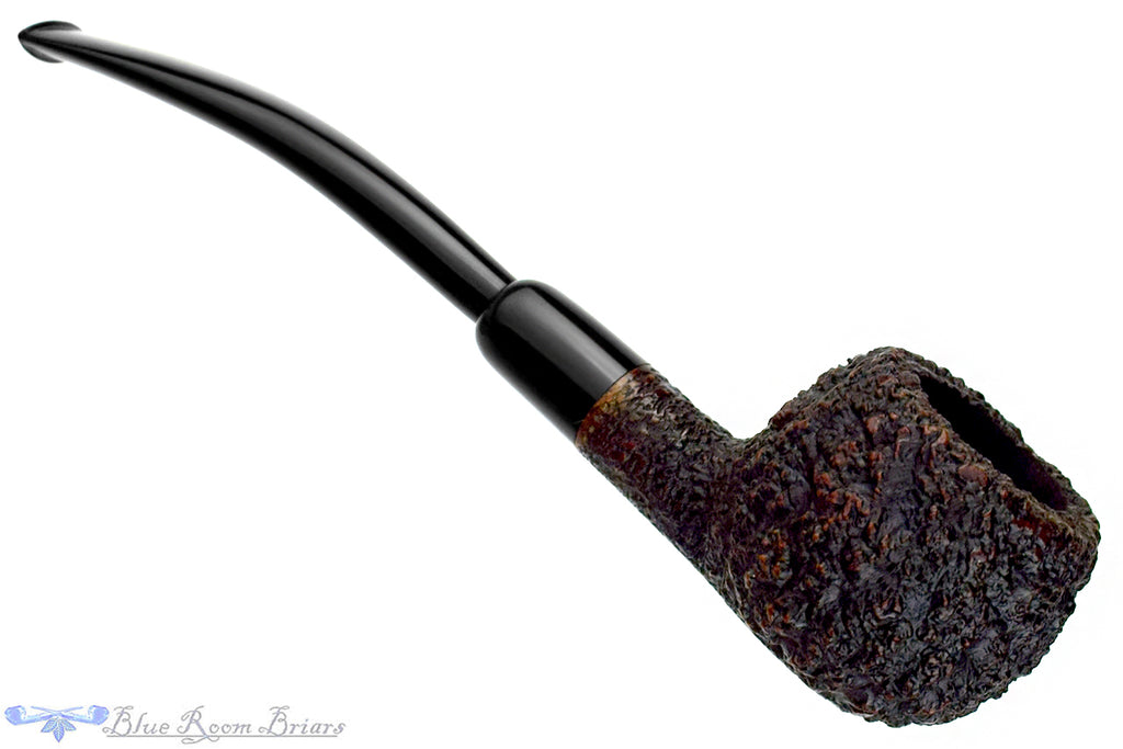 Blue Room Briars is proud to present this Castello Sea Rock Briar Prince with Acrylic Ferrule and Military Mount Estate Pipe