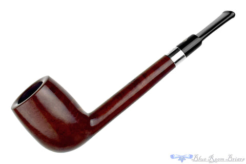 C Kent Joyce Bent Black Blast Blowfish with Zebrawood Estate Pipe