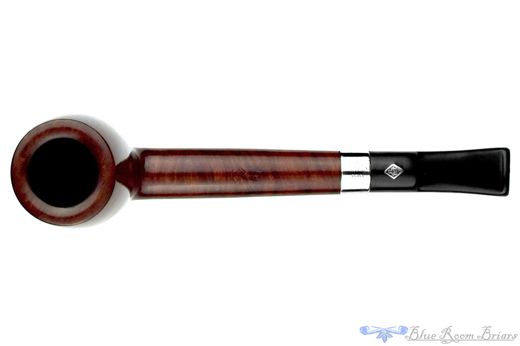 Blue Room Briars is proud to present this BBB Own Make 693 Lumberman Sitter with Silver Estate Pipe with Replacement Tenon