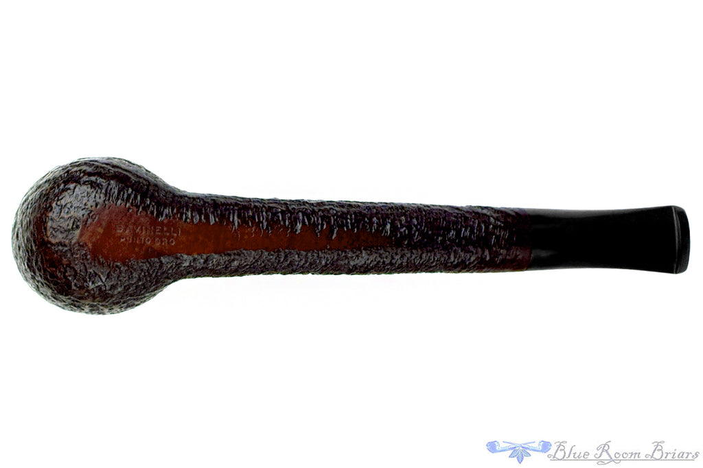 Blue Room Briar is proud to present this Savinelli Punto Oro 804 KS Sandblast Canadian Sitter Estate Pipe with BRB Replacement Stem