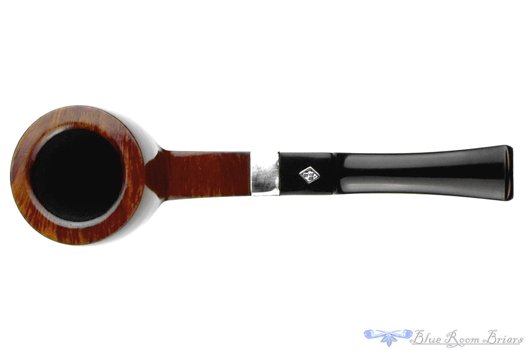 Blue Room Briars is proud to present this BBB Own Make 695 Square Shank Pot Sitter with Silver Estate Pipe