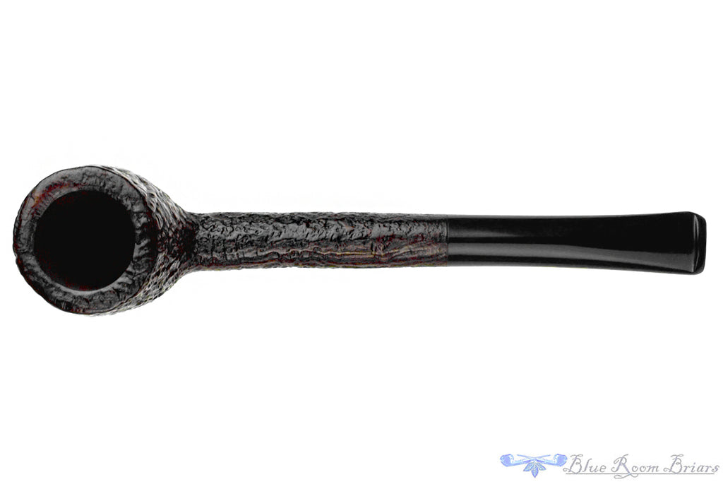 Blue Room Briars is proud to present this Sasieni Windsor 2 Sandblast Long Shank Billiard Sitter Estate Pipe with Replacement Stem