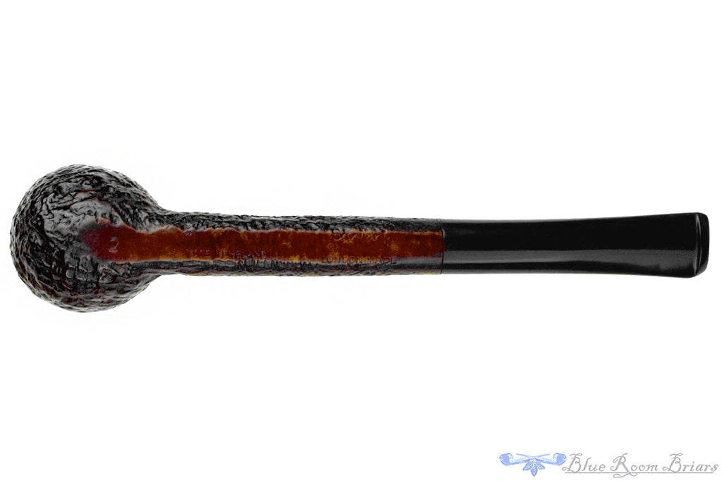 Blue Room Briars is proud to present this Sasieni Windsor 2 Sandblast Long Shank Billiard Sitter Estate Pipe with Replacement Stem