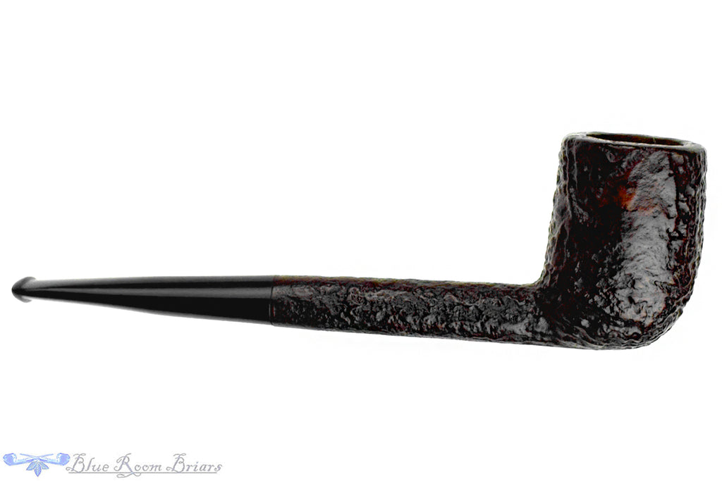 Blue Room Briars is proud to present this Sasieni Windsor 2 Sandblast Long Shank Billiard Sitter Estate Pipe with Replacement Stem