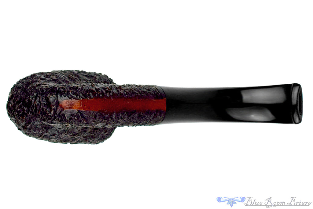 Blue Room Briars is proud to present this Castello Sea Rock SK 97 Bent Rusticated Hungarian Estate Pipe