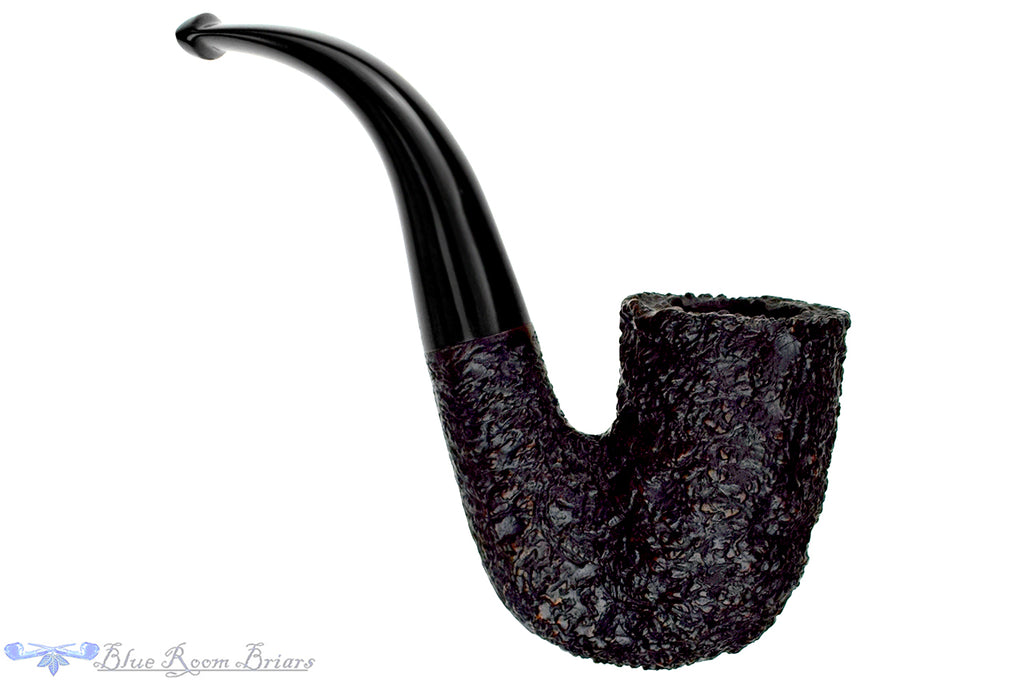 Blue Room Briars is proud to present this Castello Sea Rock SK 97 Bent Rusticated Hungarian Estate Pipe