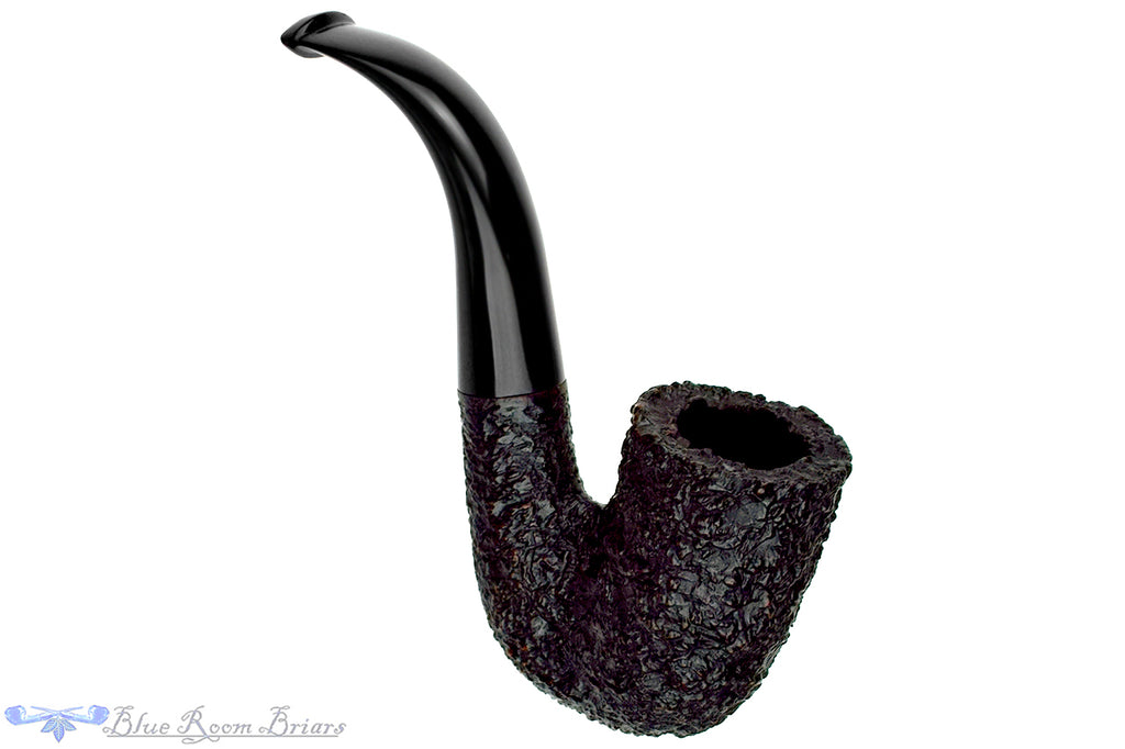 Blue Room Briars is proud to present this Castello Sea Rock SK 97 Bent Rusticated Hungarian Estate Pipe