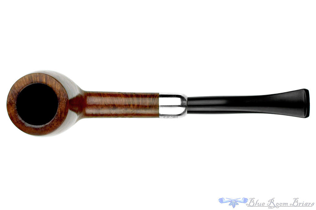 Blue Room Briars is proud to present this K&P (Peterson) 53 Billiard with Nickel and Military Mount Estate Pipe