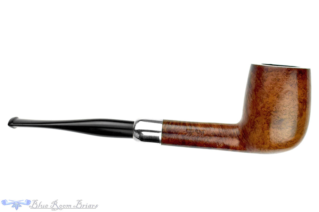 Blue Room Briars is proud to present this K&P (Peterson) 53 Billiard with Nickel and Military Mount Estate Pipe