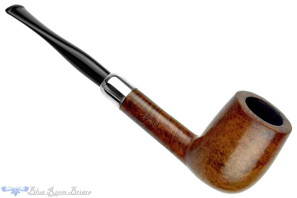 Blue Room Briars is proud to present this K&P (Peterson) 53 Billiard with Nickel and Military Mount Estate Pipe