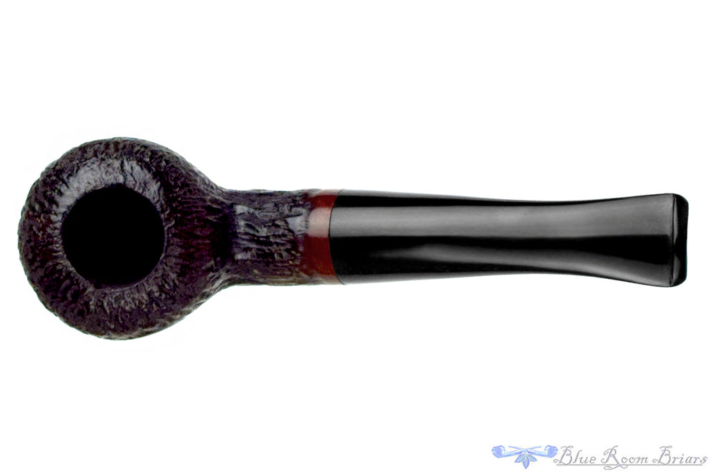 Blue Room Briars is proud to present this Old Briar Partial Rusticated Bent Bullmoose Estate Pipe