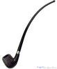 Blue Room Briars is proud to present this Bent Brush Carved Churchwarden with Repair Band Estate Pipe