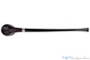 Blue Room Briars is proud to present this Bent Brush Carved Churchwarden with Repair Band Estate Pipe