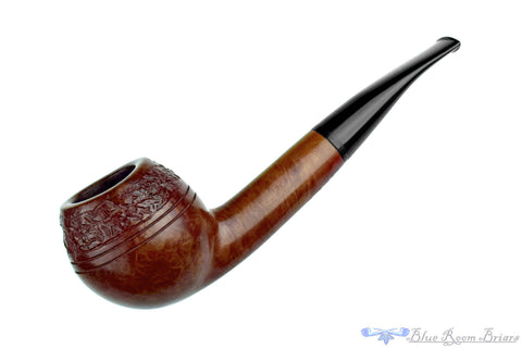 GBD Rustique 1350 (Post-Cadogan) Carved Belge Estate Pipe