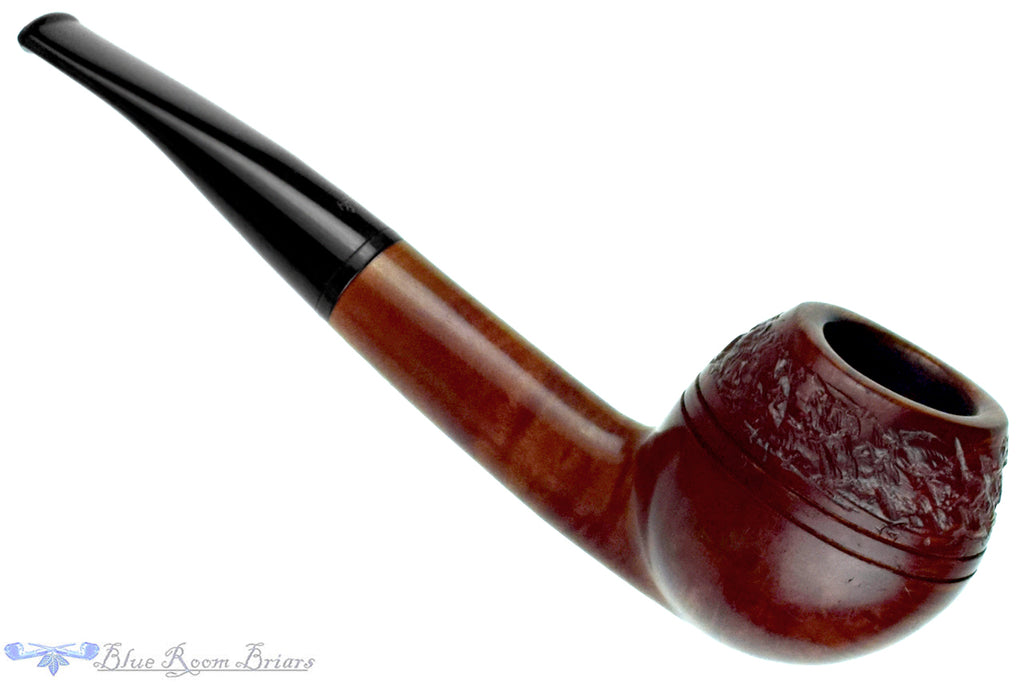 Blue Room Briar is proud to present this Crown Viking (Poul Winslow) Partial Rusticated Rhodesian Estate Pipe