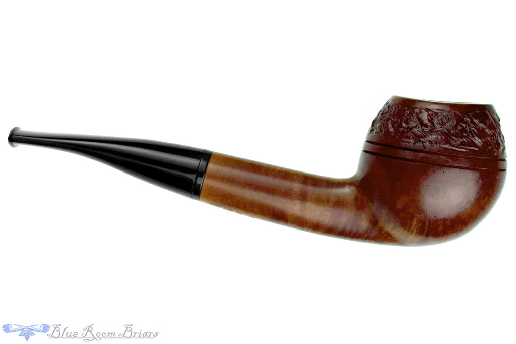 Blue Room Briar is proud to present this Crown Viking (Poul Winslow) Partial Rusticated Rhodesian Estate Pipe
