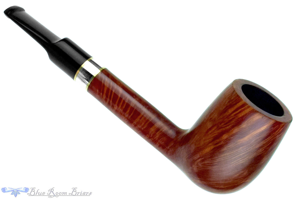 Blue Room Briar is proud to present this Georg Jensen Handmade Lovat with Nickel and Brass Estate Pipe