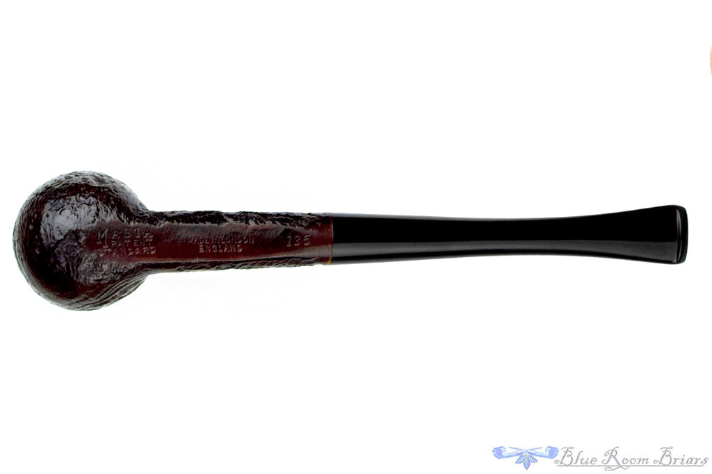 Blue Room Briar is proud to present this Masta Patent Standard 135 Sandblast Billiard Sitter Estate Pipe