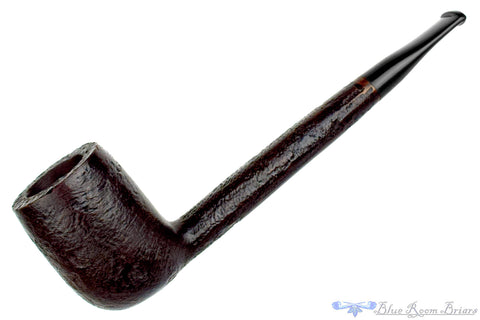 Savinelli Lolita 03 Bent Rusticated Pear (6mm Filter) with Oval Shank and Brass Estate Pipe