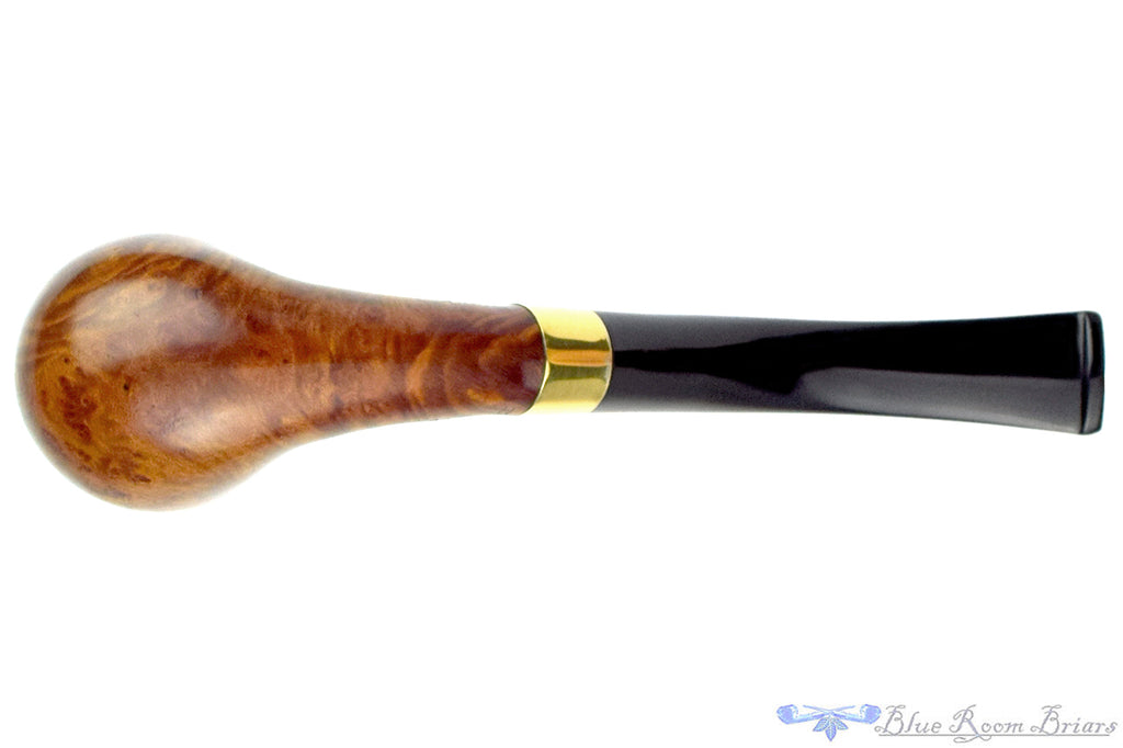 Blue Room Briars is proud to present this Orlik Gold 30 Bent Billiard with Brass Estate Pipe