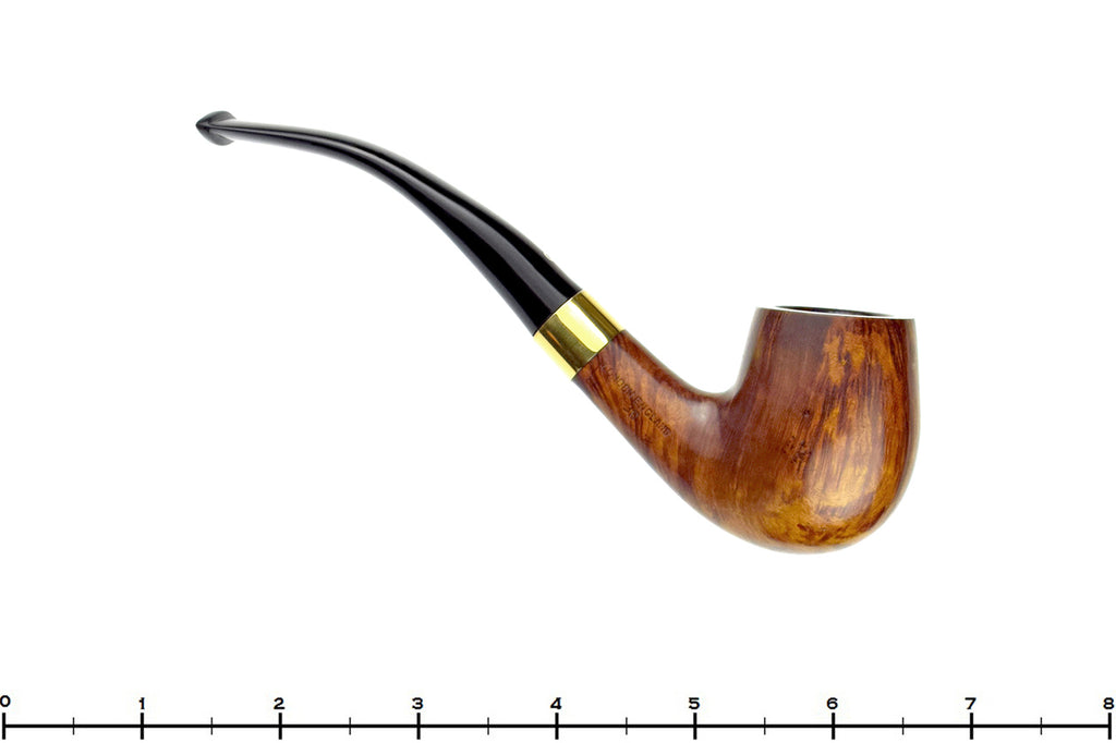 Blue Room Briars is proud to present this Orlik Gold 30 Bent Billiard with Brass Estate Pipe