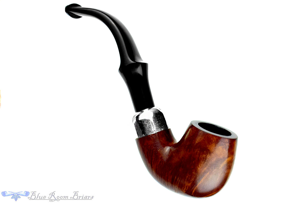 Blue Room Briar is proud to present this Peterson System Standard 317 Bent Billiard with Nickel Estate Pipe