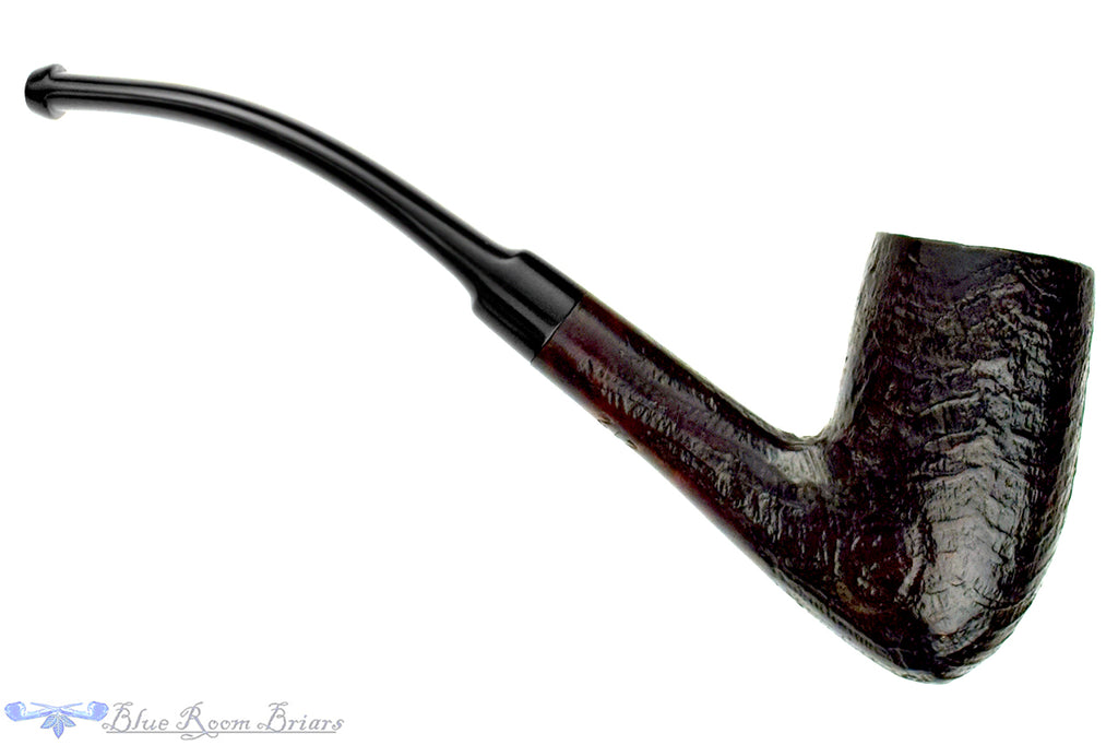 Blue Room Briars is proud to present this Astoria 212 Bent Sandblast Tall Acorn Estate Pipe