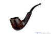 Blue Room Briar is proud to present this Georg Jensen Semi Handcut Sandblast Bent Egg Estate Pipe