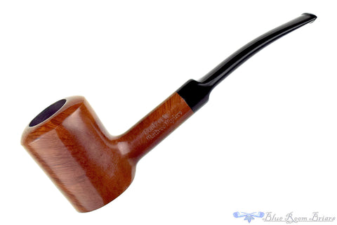Joshua Ronish (2016 Make) Spot Carved Reverse Calabash with Brindle and Plateau Estate Pipe