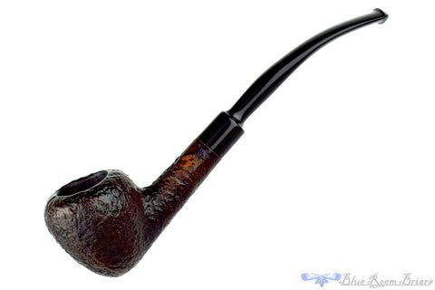 Charatan Selected 4 1/4 Bent Cavalier with Ebonite Estate Pipe Draft with Bowl Coat