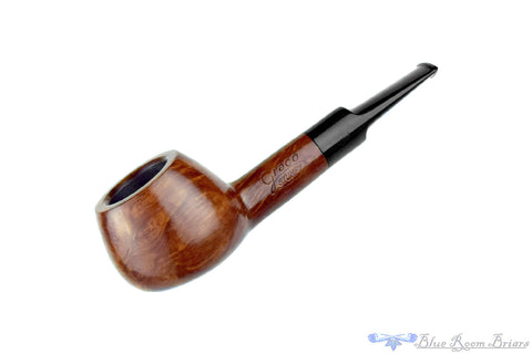 Castello Sea Rock Briar Prince with Acrylic Ferrule and Military Mount Estate Pipe