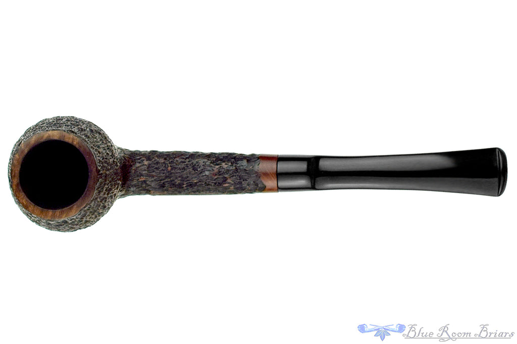 Blue Room Briars is proud to present this Kriswell Golden Clipper 1284 Bent Rusticated Tall Rhodesian Estate Pipe