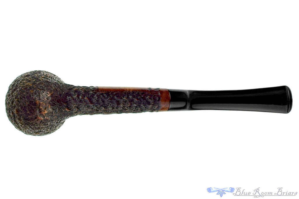 Blue Room Briars is proud to present this Kriswell Golden Clipper 1284 Bent Rusticated Tall Rhodesian Estate Pipe