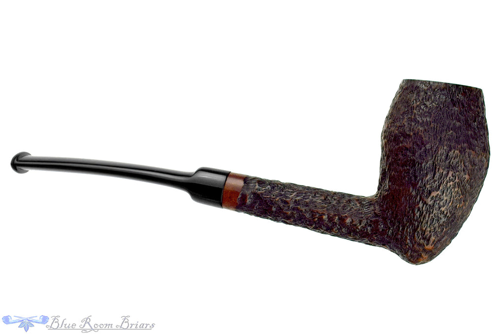 Blue Room Briars is proud to present this Kriswell Golden Clipper 1284 Bent Rusticated Tall Rhodesian Estate Pipe