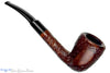 Blue Room Briar is proud to present this York De Luxe 1526 Bent Partial Rusticated Oval Shank Dublin Estate Pipe