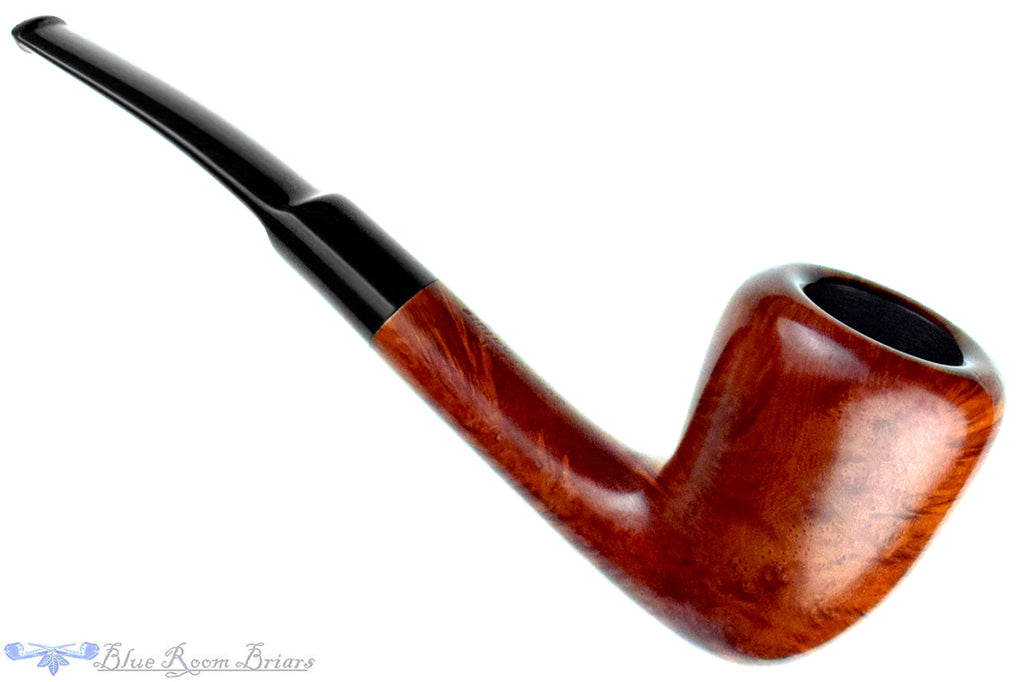Blue Room Briar is proud to present this Bari Select Nature Old Briar Bent Pear Estate Pipe