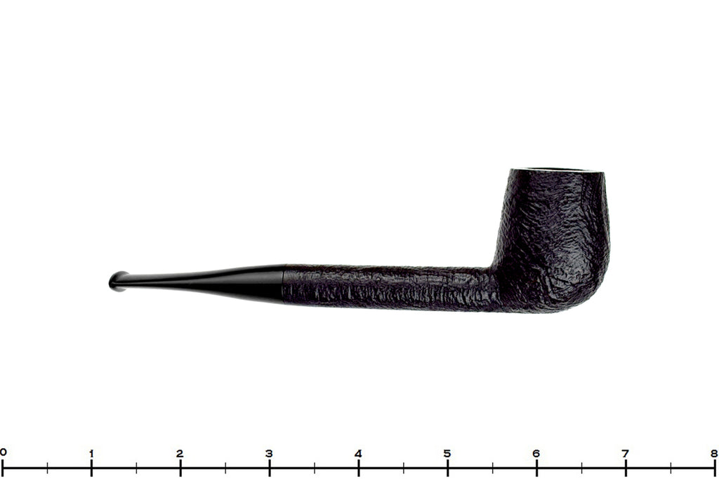 Blue Room Briars is proud to present this Black Jewel Pipcenter 4 Sandblast Billiard Sitter Estate Pipe
