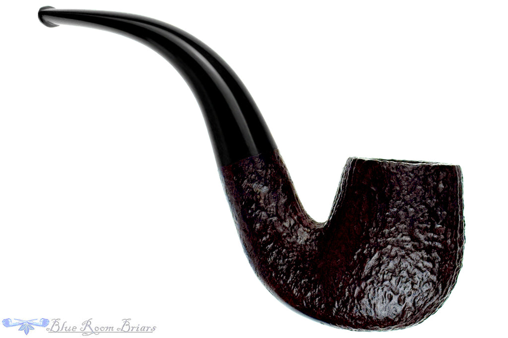 Blue Room Briar is proud to present this The Trocadero London Pipe (Comoy's) Twin Bore Sandblast Bent Billiard Estate Pipe