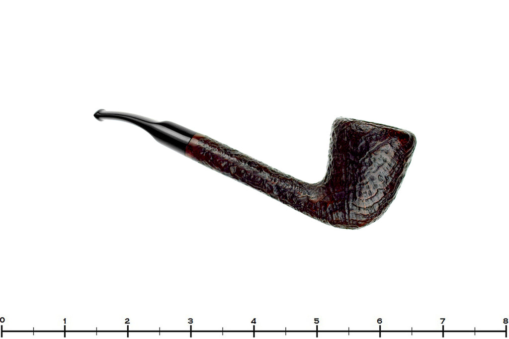 Blue Room Briars is proud to present this Willbo 77 Bent Sandblast Dublin with Oval Shank Estate Pipe