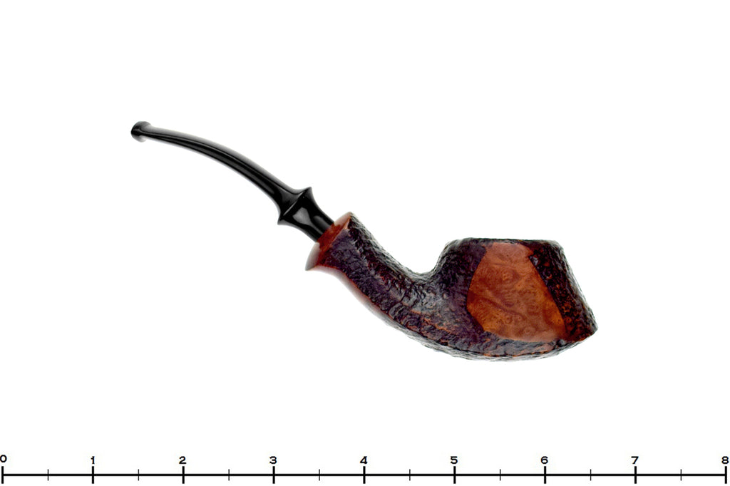 Blue Room Briars is proud to present this Bijou (Stanwell) Bent Partial Blast Volcano with Military Mount Estate Pipe